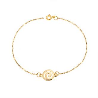 Βραχιόλι Senza Silver 925 Gold Plated, καράβολας
