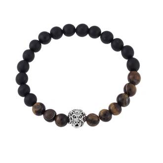 Βραχιόλι Senza Men&#039;s Onyx &amp; Tiger Eye