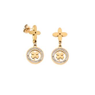 Σκουλαρίκια Γυναικεία SENZA Gold Plated Steel