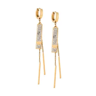 Σκουλαρίκια Γυναικεία SENZA Gold Plated Steel