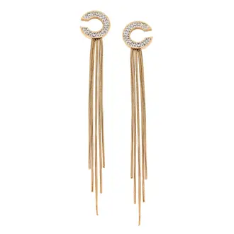 Σκουλαρίκια Γυναικεία SENZA Gold Plated Steel