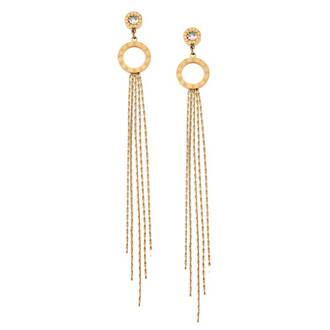 Σκουλαρίκια Γυναικεία SENZA Gold Plated Steel