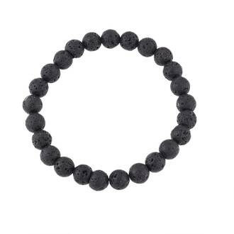 Βραχιόλι Senza Men&#039;s Black Lava