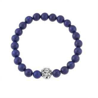 Βραχιόλι Senza Men&#039;s Blue Lapis Lazuli Stones