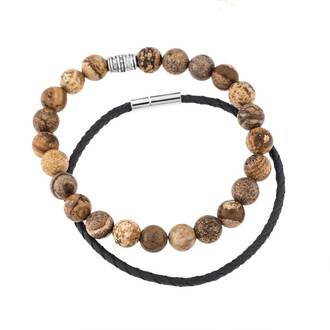 Βραχιόλια Senza Men&#039;s Steel Bracelet Set