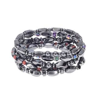 Βραχιόλι Senza Men&#039;s Hematite &amp; Red Jasper Bracelet
