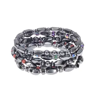 Βραχιόλι Senza Men&#039;s Hematite &amp; Red Jasper Bracelet