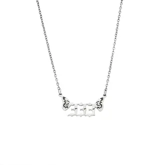 Κολιέ Senza Stainless Steel, Angel Numbers