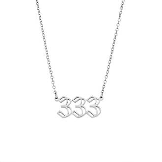 Κολιέ Senza Stainless Steel, Angel Numbers