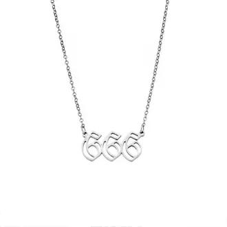 Κολιέ Senza Stainless Steel, Angel Numbers