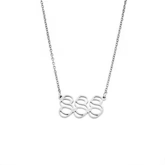 Κολιέ Senza Stainless Steel, Angel Numbers