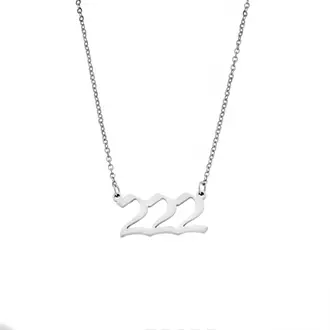 Κολιέ Senza Stainless Steel, Angel Numbers