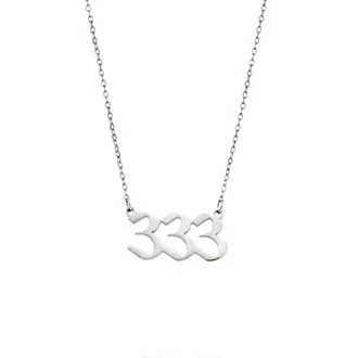 Κολιέ Senza Stainless Steel, Angel Numbers