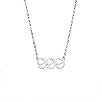 Κολιέ Senza Stainless Steel, Angel Numbers