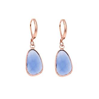 Σκουλαρίκια SENZA Steel Rose Gold Plated