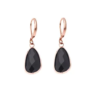 Σκουλαρίκια SENZA Steel Rose Gold Plated