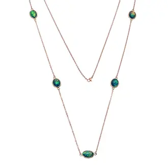 Κολιέ Γυναικείο SΕΝΖΑ Rose Gold Steel