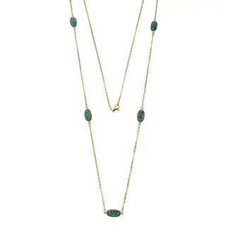 Κολιέ Γυναικείο SΕΝΖΑ Gold Plated Steel