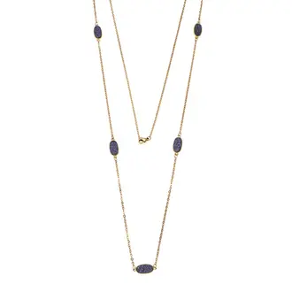 Κολιέ Γυναικείο SΕΝΖΑ Gold Plated Steel