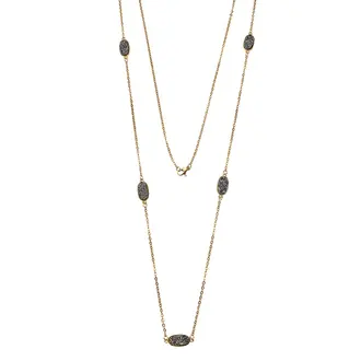 Κολιέ Γυναικείο SΕΝΖΑ Gold Plated Steel