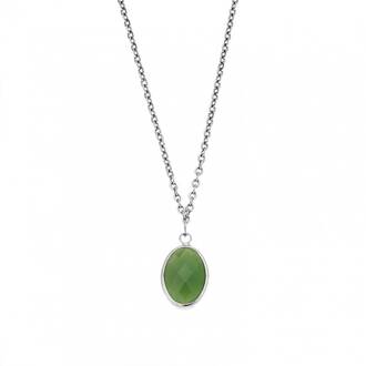 Κολιέ Senza Steel Silver Plated