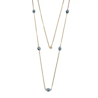 Κολιέ Senza Steel Gold Plated