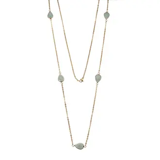 Κολιέ Γυναικείο SΕΝΖΑ Gold Steel