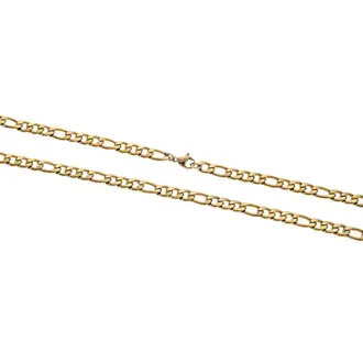 Αλυσίδα Λαιμού SΕΝΖΑ Gold Stainless Steel-40cm