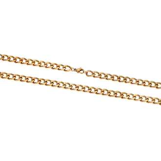 Αλυσίδα Λαιμού SΕΝΖΑ Gold Stainless Steel-45cm