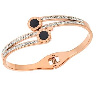 Βραχιόλι Senza Steel Rose Gold Plated