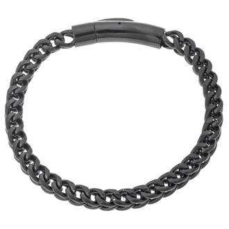 Βραχιόλι Senza Men&#039;s Black Stainless Steel