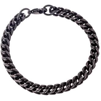 Βραχιόλι Senza Men&#039;s Black Stainless Steel