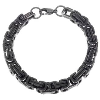 Βραχιόλι Senza Men&#039;s Black Stainless Steel