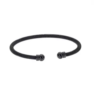Βραχιόλι SENZA Steel Black Plated