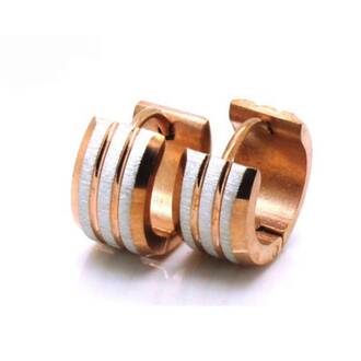 Σκουλαρίκια Senza Steel Rose Gold