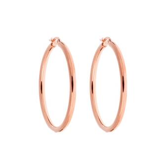 Σκουλαρίκια Senza Steel Rose Gold