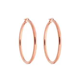 Σκουλαρίκια Senza Steel Rose Gold