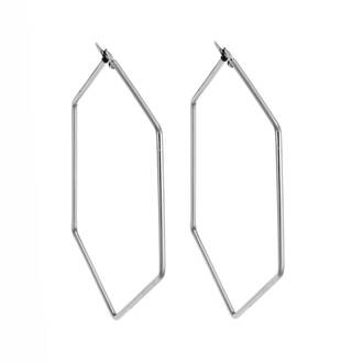 Σκουλαρίκια Senza Steel 6 cm