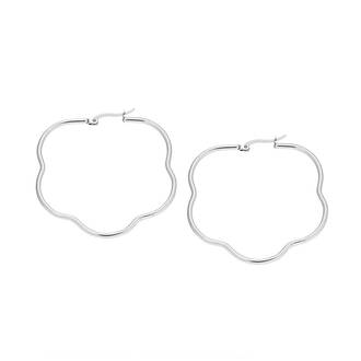 Σκουλαρίκια Senza Steel 4,5 cm