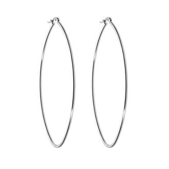 Σκουλαρίκια Senza Steel 8X5,5 cm