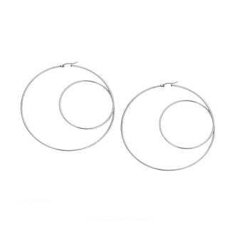 Σκουλαρίκια Senza Steel 8,5 cm