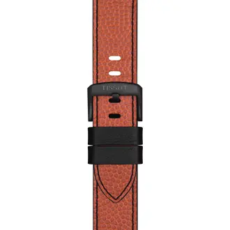 TISSOT Αυθεντικό Πορτοκαλί Δερμάτινο Λουράκι NBA Wilson 22/22 T852047500