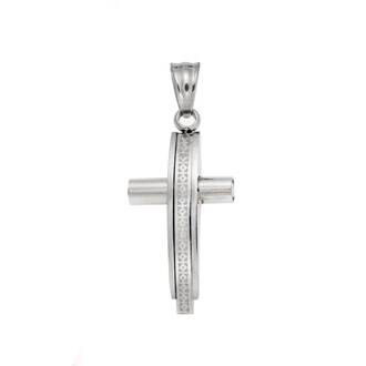 Μοτίφ Senza Men&#039;s Steel, Σταυρός από Ατσάλι