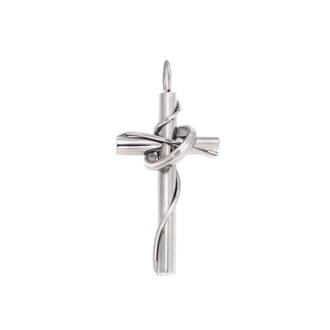 Μοτίφ Senza Men&#039;s Steel, Σταυρός από Ατσάλι με σχέδιο