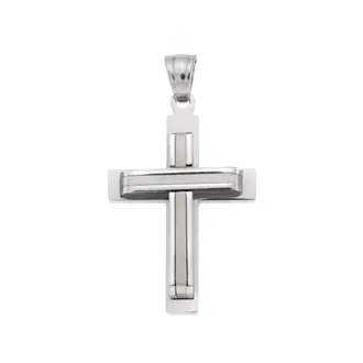 Μοτίφ Senza Men&#039;s Steel, Σταυρός από ατσάλι