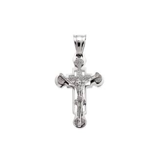 Μοτίφ Senza Men&#039;s Steel, Σταυρός με τον Εσταυρωμένο από ατσάλι