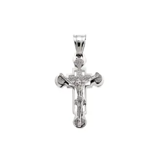 Μοτίφ Senza Men&#039;s Steel, Σταυρός με τον Εσταυρωμένο από ατσάλι