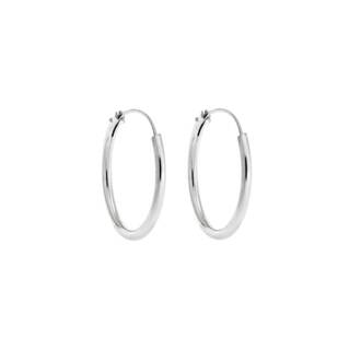 Σκουλαρίκια Κρίκοι Senza από ασήμι 925, 2.2mm