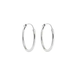 Σκουλαρίκια Κρίκοι Senza από ασήμι 925, 2.2mm