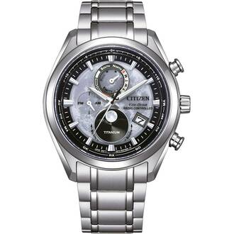 CITIZEN Tsuki-Yomi Eco-Drive Moonphase Titanium BY1010-81H